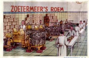 Het inpakken van boter bij de Fa. Gebroeders Van der Spek (coll. HGOS)