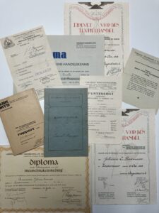 Documenten uit het archief van de familie Baxmeier